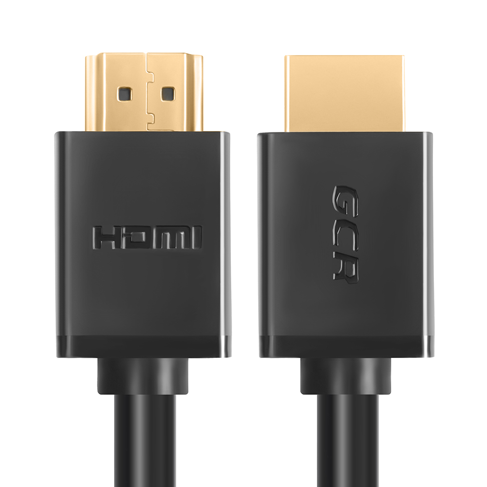 GCR-HM411-3.0m кабель 3.0m hdmi версия 2.0, hdr 4:2:2, ultra hd, 4k 60 fps 60hz/5k*30hz, 3d, audio, 18.0 гбит/с, 28/28 awg, od7.3mm, тройной экран, черный, Greenconnect Santreyd  - Вид №1