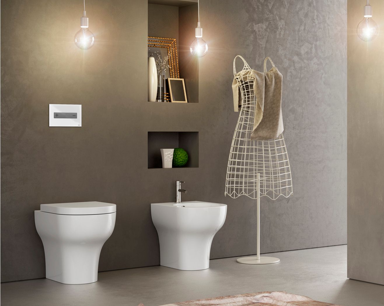 Панель управления для унитаза из нержавеющей стали и стекла OLI OCEANIA ARCH-00086896 - Вид №4