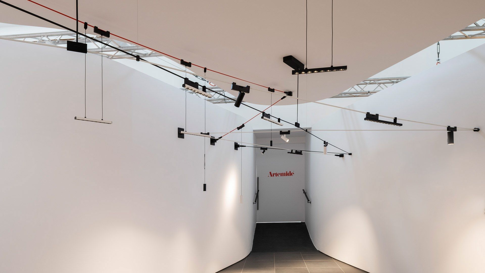 Металлическое освещение трека Artemide канатная дорога ARCH-00127604 - Вид №45