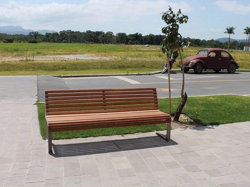 mmcité1 Скамейка из алюминия и дерева Portiqoa sun-id-1455212 - Вид №12