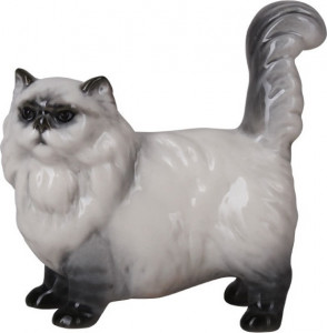 10607661 Императорский фарфоровый завод Скульптура "Персидский кот Тафиния" Фарфор твердый
