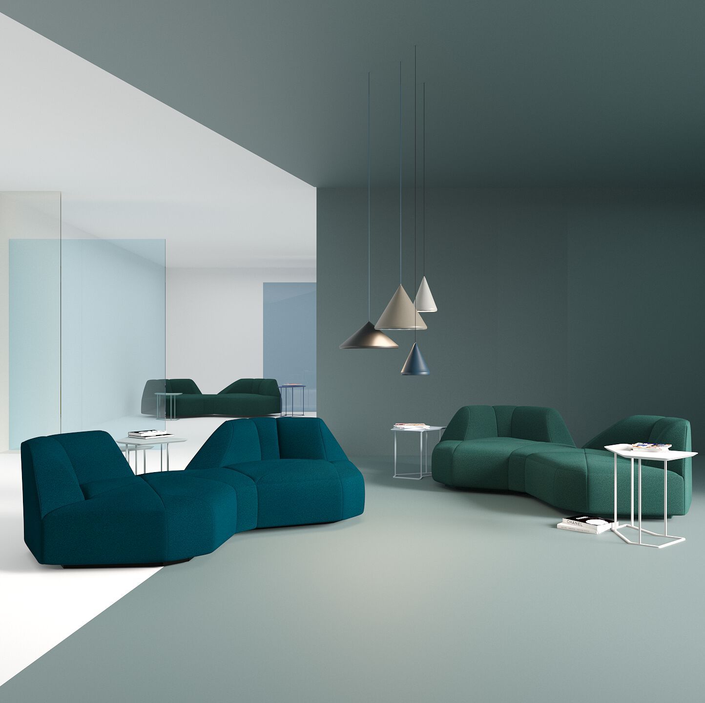 4-местный тканевый диван FID Paris Crystal ARCH-00054713 - Вид №3