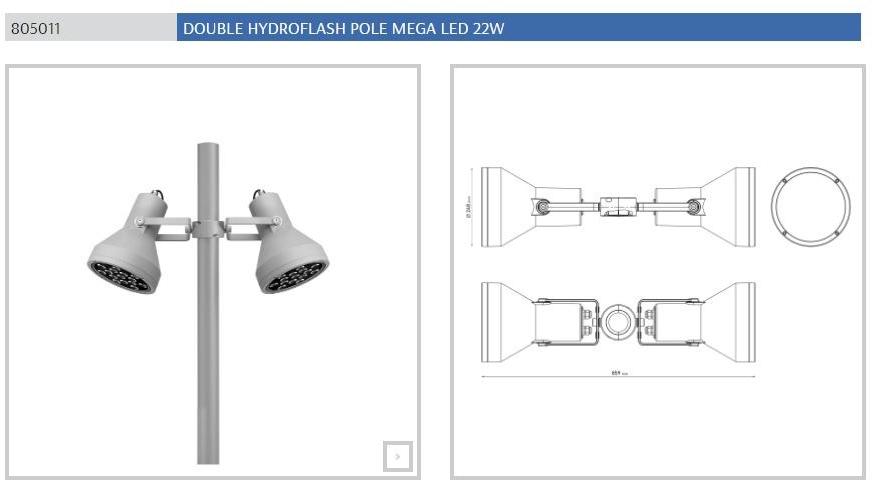 PUK Светодиодный уличный фонарь из литого под давлением алюминия Hydroflash sun-id-1513337 - Вид №29