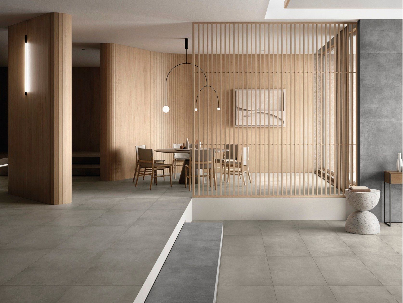 Пол / облицовка керамогранита для внутреннего и наружного применения с эффектом цемента ARIOSTEA NEXT ARCH-00056908