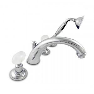 2104 ** 09C Смеситель для ванны Nicolazzi Series Cristallo di Rocca