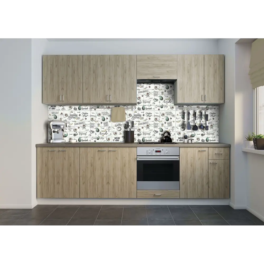 Листовая панель ПВХ Фуэрте белый макси 960x480x3 мм 0.47 м² 86273187 STLM-2184545 Santreyd  - Вид №6