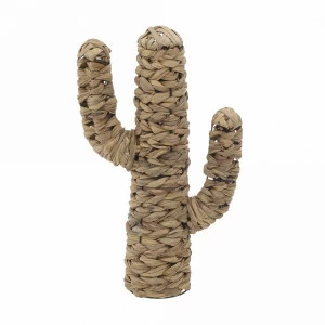 Статуэтка декоративная деревянная 59 см бежевая "Кактус" TO4ROOMS РАСТЕНИЯ 00-3893566 Бежевый