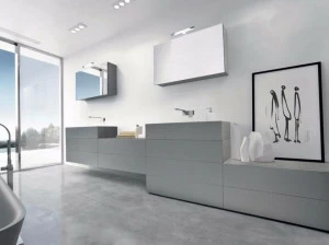 LASA IDEA Двойная модульная тумба под умывальник с ящиками Syn