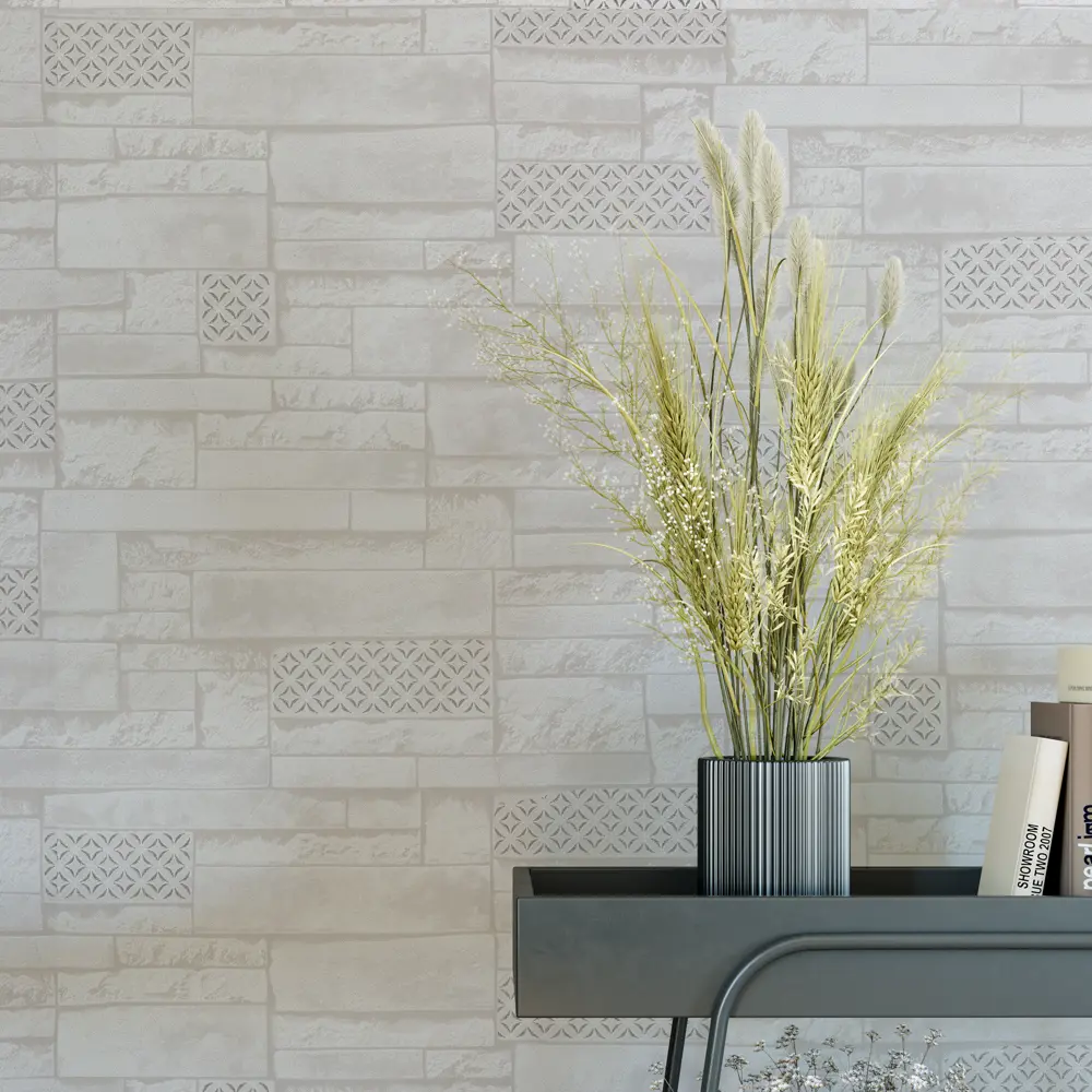 Флизелиновые обои Palitra Home Antic бежевые для стильного интерьера 89384259 STLM-1548992 - Вид №3