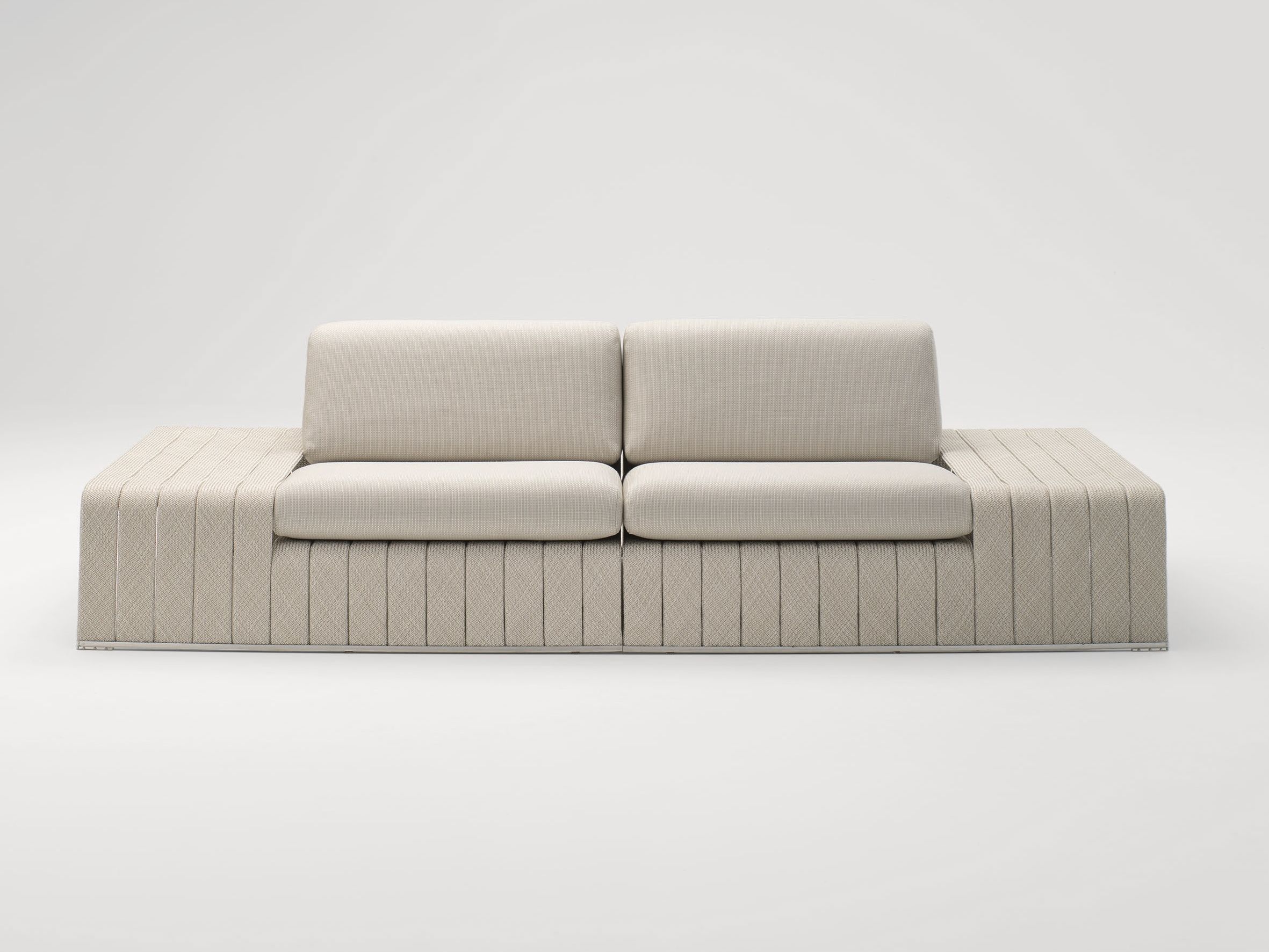 3-местный тканевый садовый диван Paola Lenti рамка ARCH-00098316