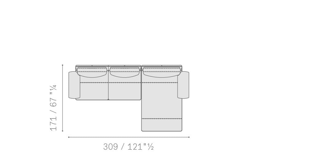 Кожаный модульный диван Poltrona Frau коллекция - диваны и кресла ARCH-00076677 - Вид №25