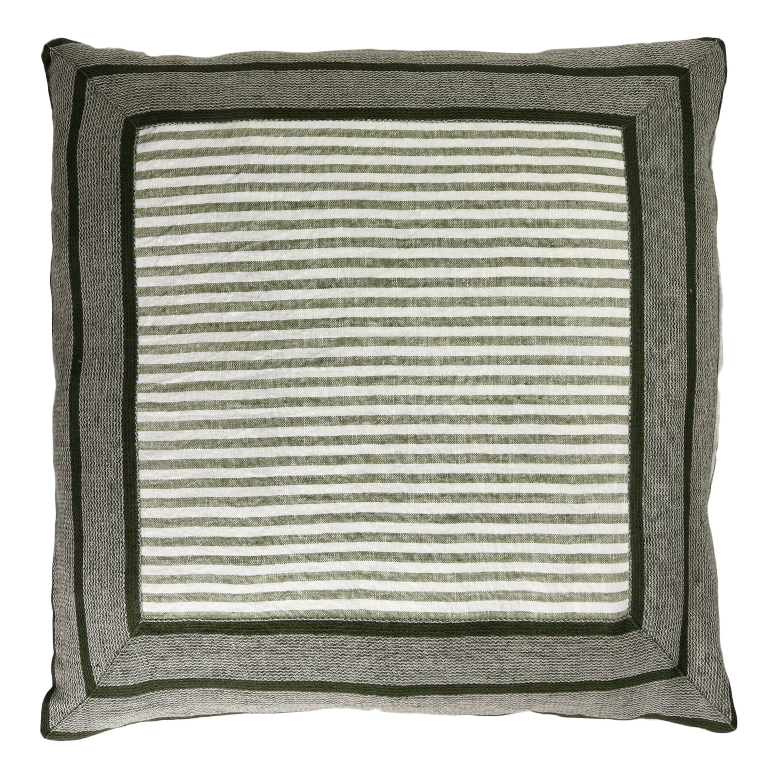 Квадратная льняная подушка POMAX Сен-Тропе ARCH-00102402 - Вид №13