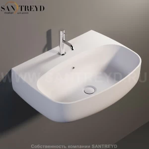 534130 Подвесная раковина настенная овальная Kerasan Nolita белая