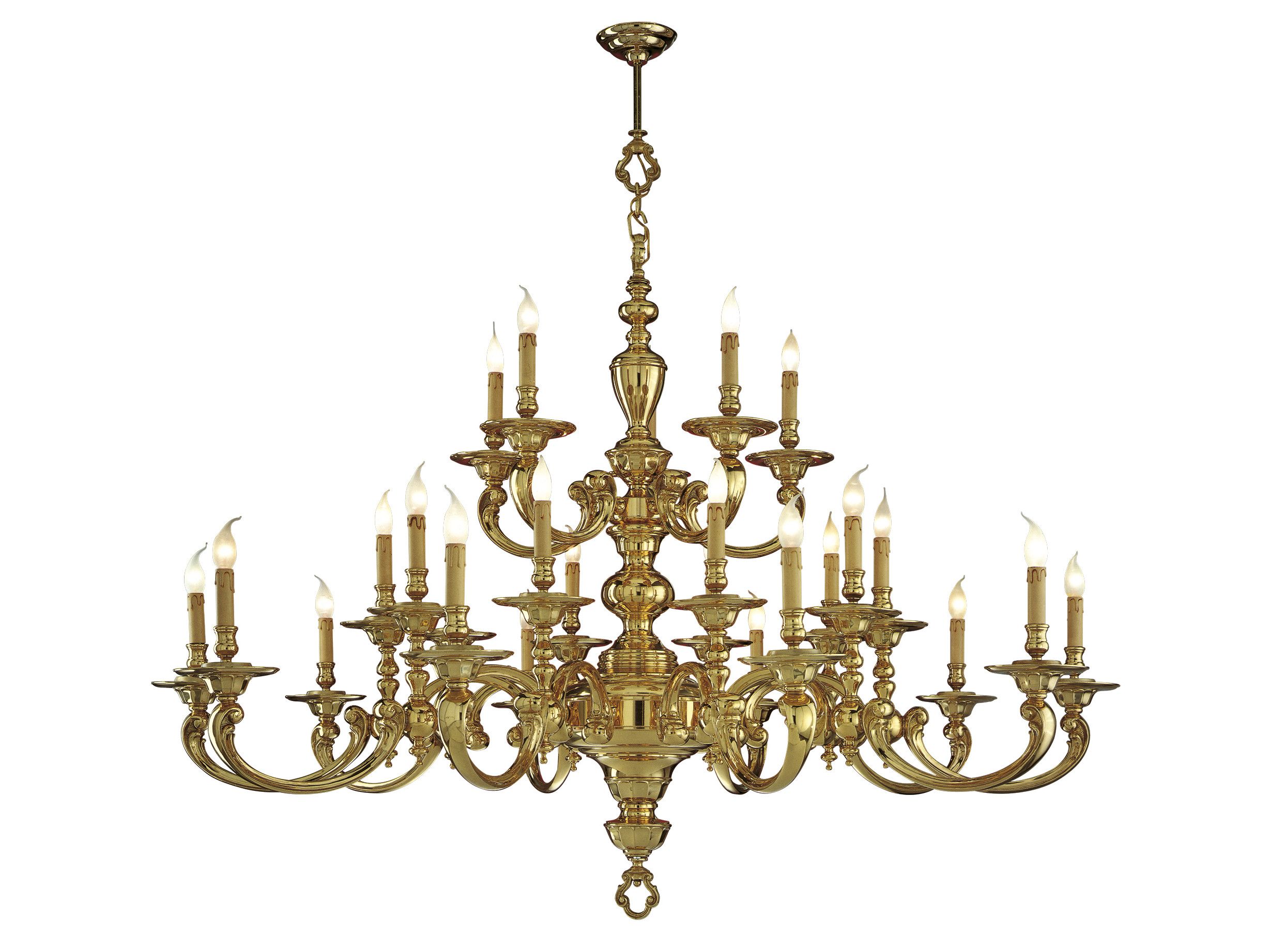 Люстра из полированной латуни Possoni Illuminazione ARCH-00076473 - Вид №1