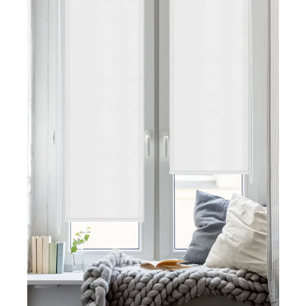 Штора рулонная Inspire Шантунг 80x160 см белая 82807405 STLM-2099487 - Вид №5