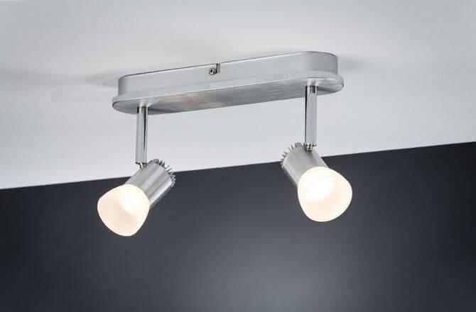 Спот потолочный серый светодиодный Paulmann Bariton 60220 PAULMANN BARITON 00-3891673 Серый  - Вид №1