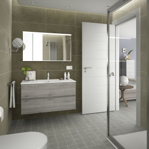 26557 SALGAR Мебель для умывальника FUSSION LINE 1000 2 ящика BAY PINE 997 x 540 x 450 мм Лавровая сосна