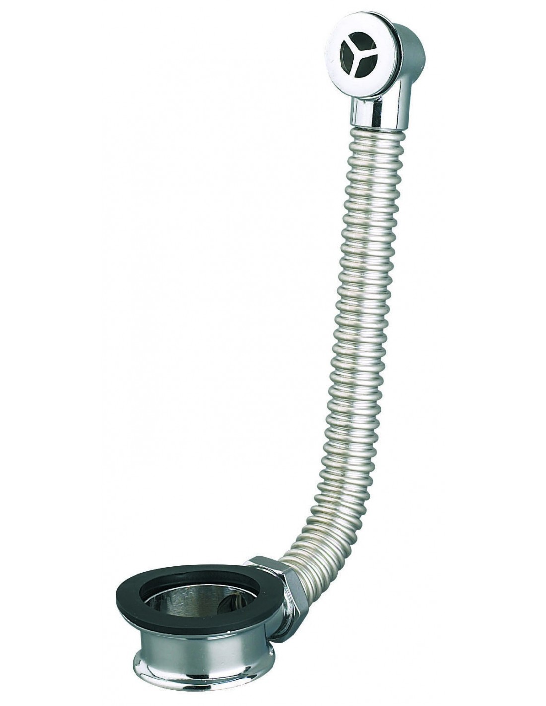 591000 000 00  Полный перелив для умывальника, крышка Д. 25 мм, хромированная латунь Valentin Хром 