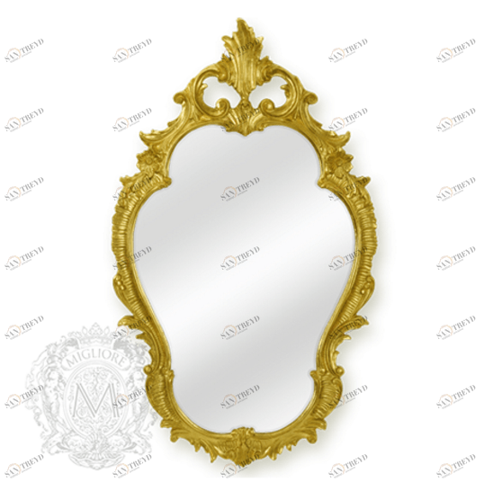 Зеркало фигурное MIGLIORE Complementi ML.COM-70.725, h98*L58*P4 см, золото ML.COM-70.725.DO