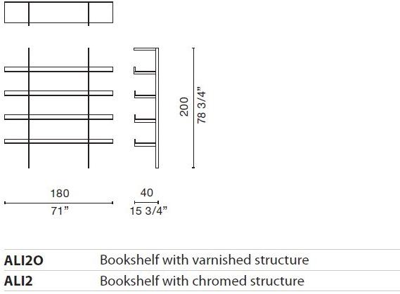 Cappellini Настенный книжный шкаф sun-id-1476473 - Вид №5