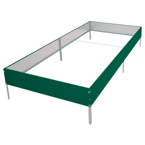 Высокая грядка 70x200x16 см сталь зеленый 84521562 STLM-2206793