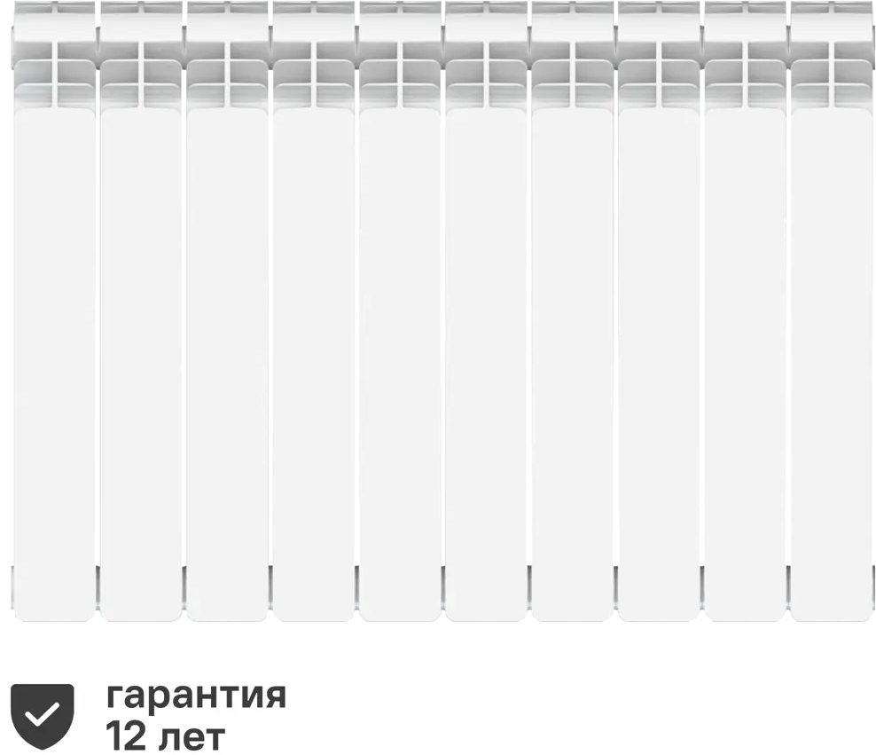 Equation Aluminium: 10-секционный радиатор для эффективного отопления 18360629