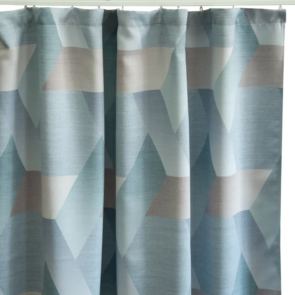 SEASONS Штора димаут Лион с лентой 150x260 см небесно-голубой бархат 88948010 STLM-1358956 - Вид №4