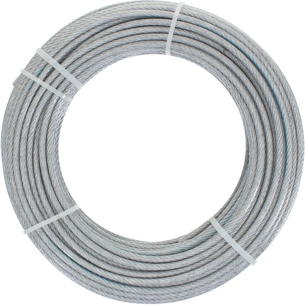 Трос стальной в оболочке PVC 3/4 мм 25 м, цвет цинк 15956232 STLM-2009530 Santreyd  - Вид №2