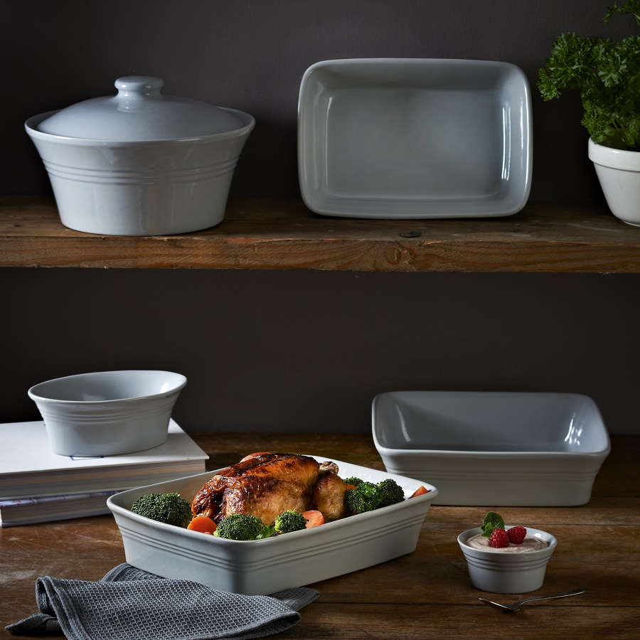 Блюдо для запекания Classic Kitchen прямоугольное 26 см серое Mason Cash 2001502 - Вид №1