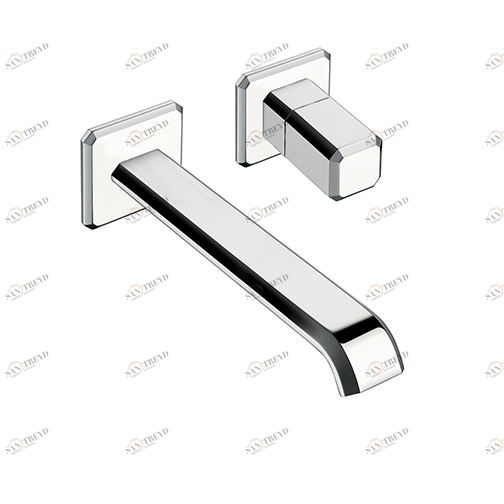 CRIIT259 Смеситель для раковины LARGE, настенный, внешние части для CRICS200 (правая сторона) - CRICS201 (левая сторона) со сливом Up & Down 1 "1/4 Cristina Rubinetterie 