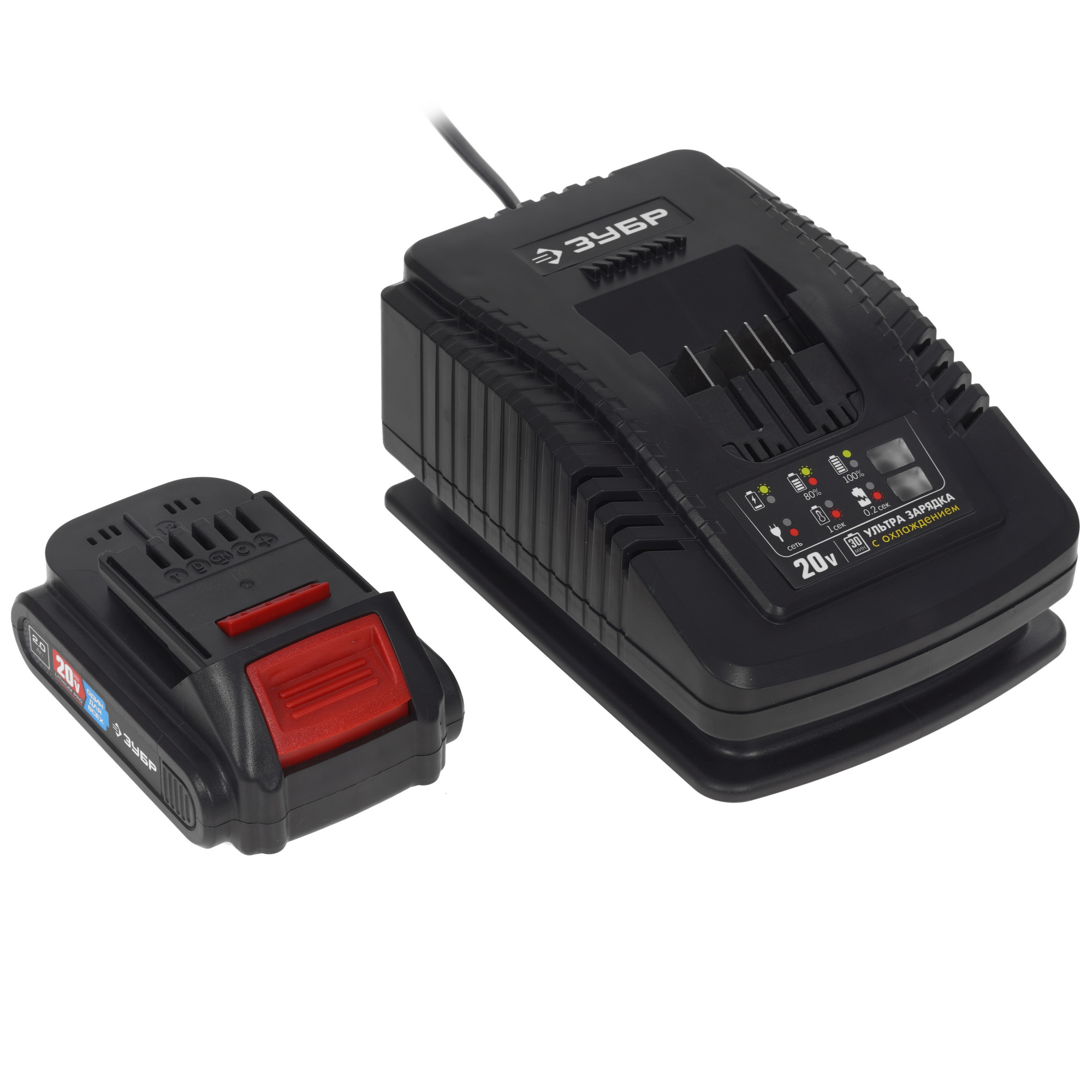 Винтоверт Зубр GVB-250-22 20V MAX LITHIUM PRO 9909092 STDN-0108058 - Вид №5