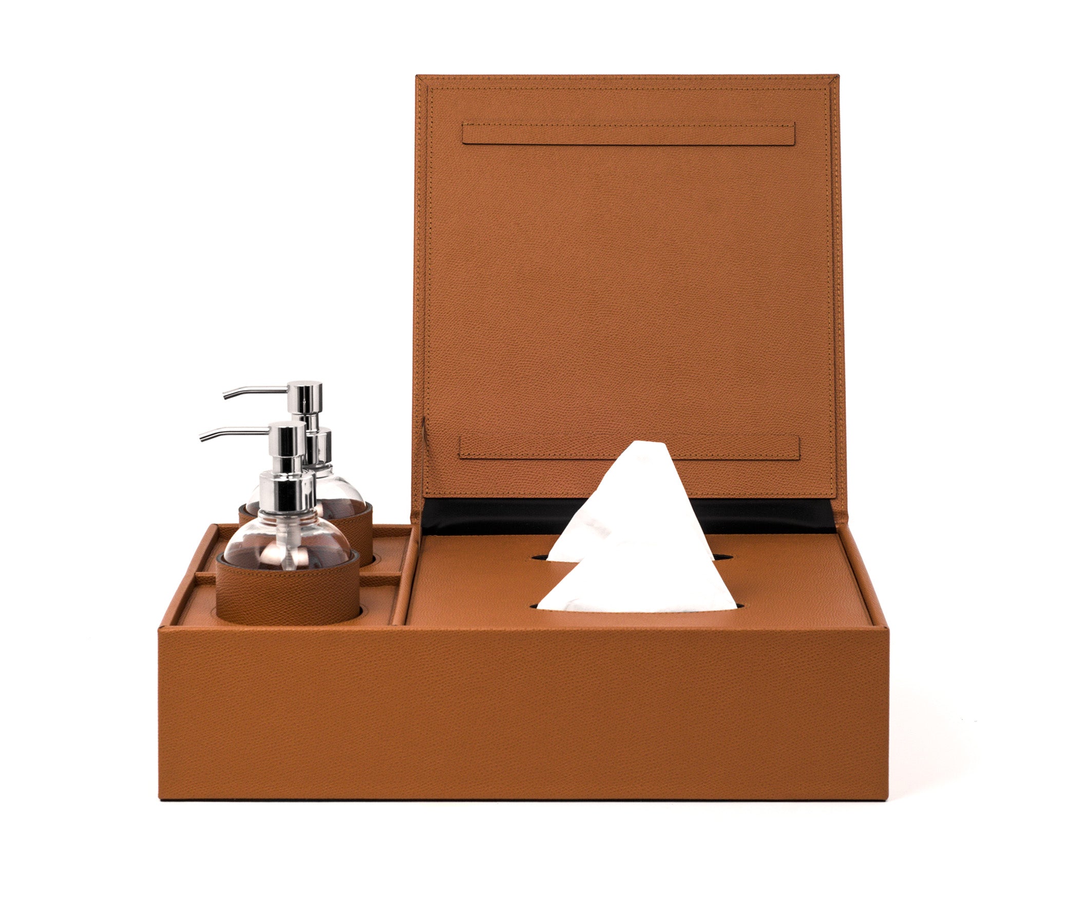 Ящик для дезинфекции Igea - 40X29XH11 см / регенерированная зернистая кожа_манго Pinetti 00.1787.083.036 - Вид №1