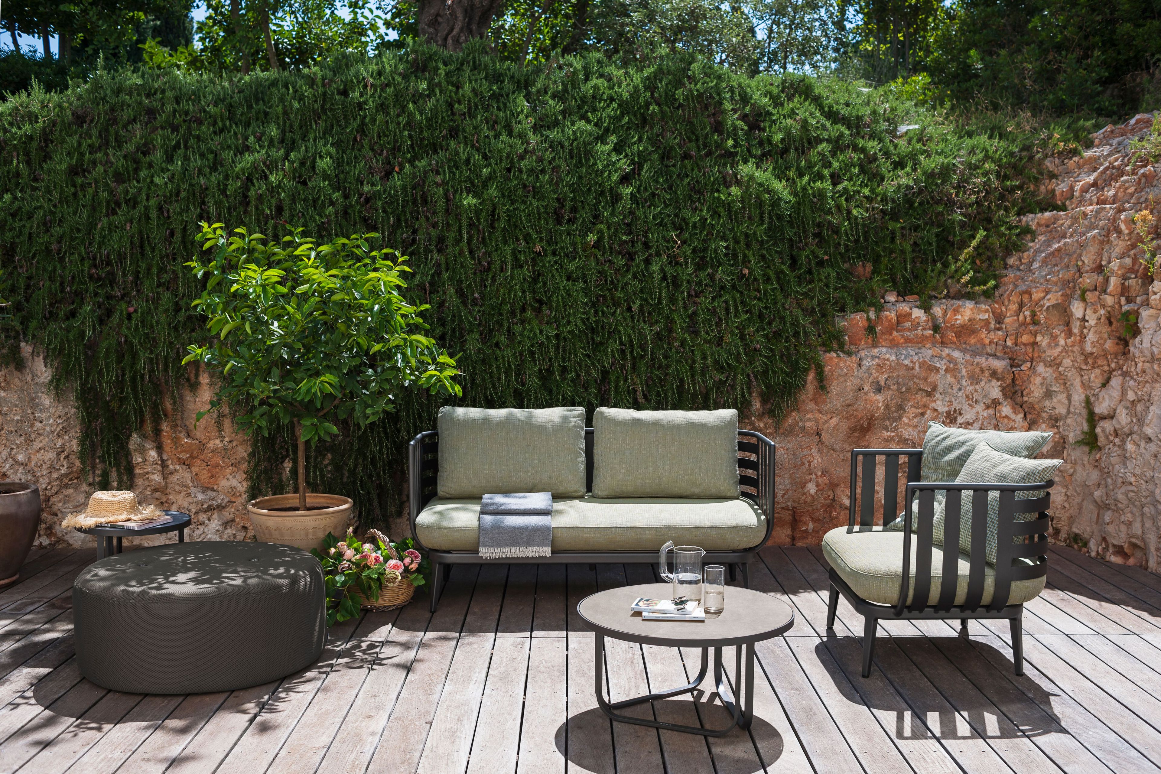 Алюминиевое садовое кресло с подлокотниками RODA ARCH-00031865 - Вид №2