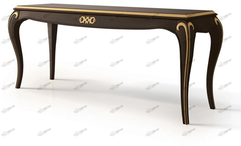 Carpanese Home Прямоугольная деревянная консоль Heritage 6133