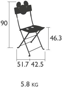Fermob Садовый стул из стали Mickey mouse© 3212 - Вид №4