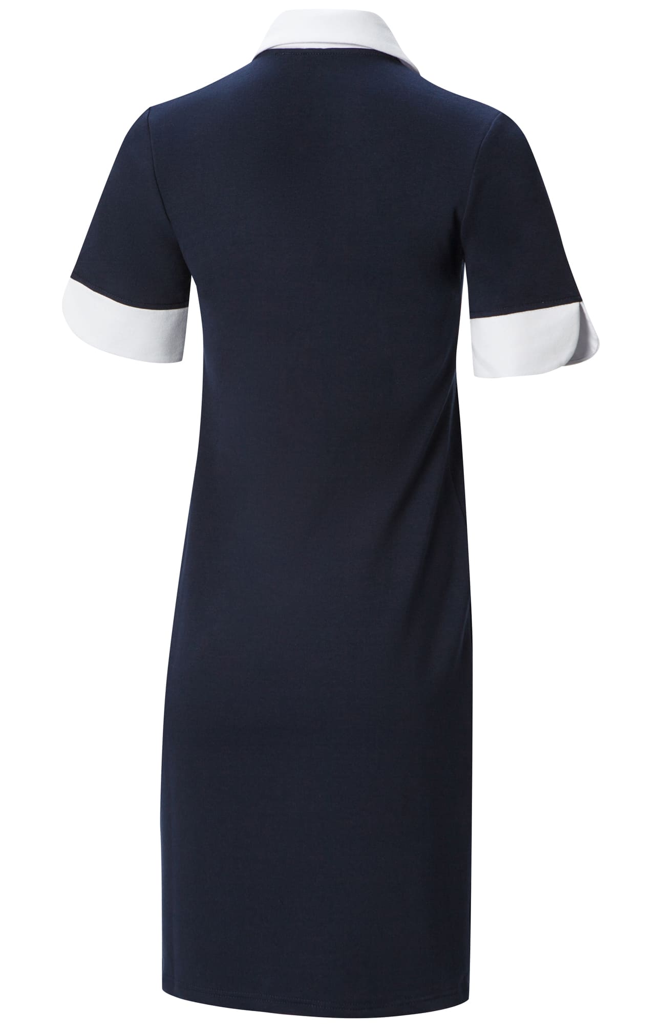 64660 Платье-поло трикотажное цвет NAVY (темно-синий) GRACE  Одежда для обслуживающего персонала  размер 50 (XL)  - Вид №1
