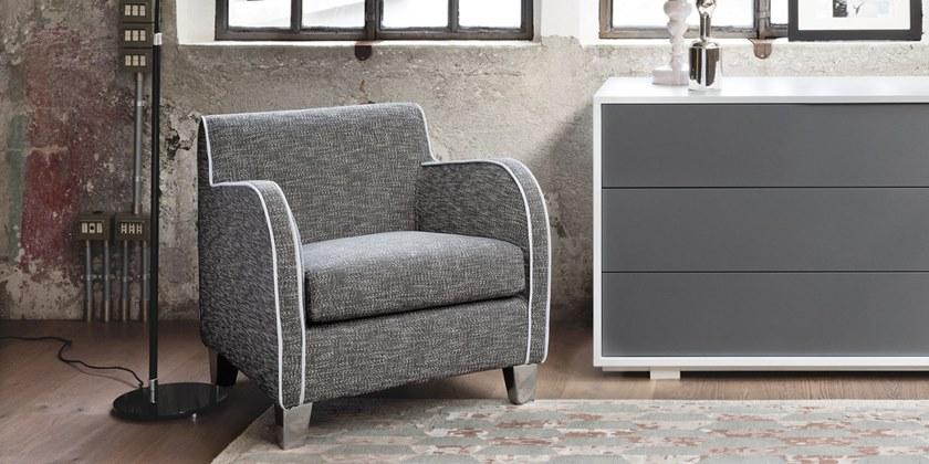 Gervasoni Кресло из ткани с подлокотниками Next / spin sun-id-1435853 - Вид №1