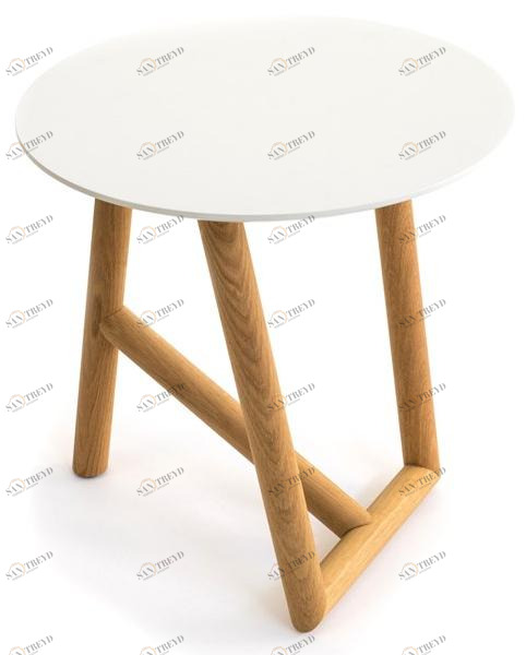 Moroso Круглый деревянный журнальный столик Klara sun-id-1345655