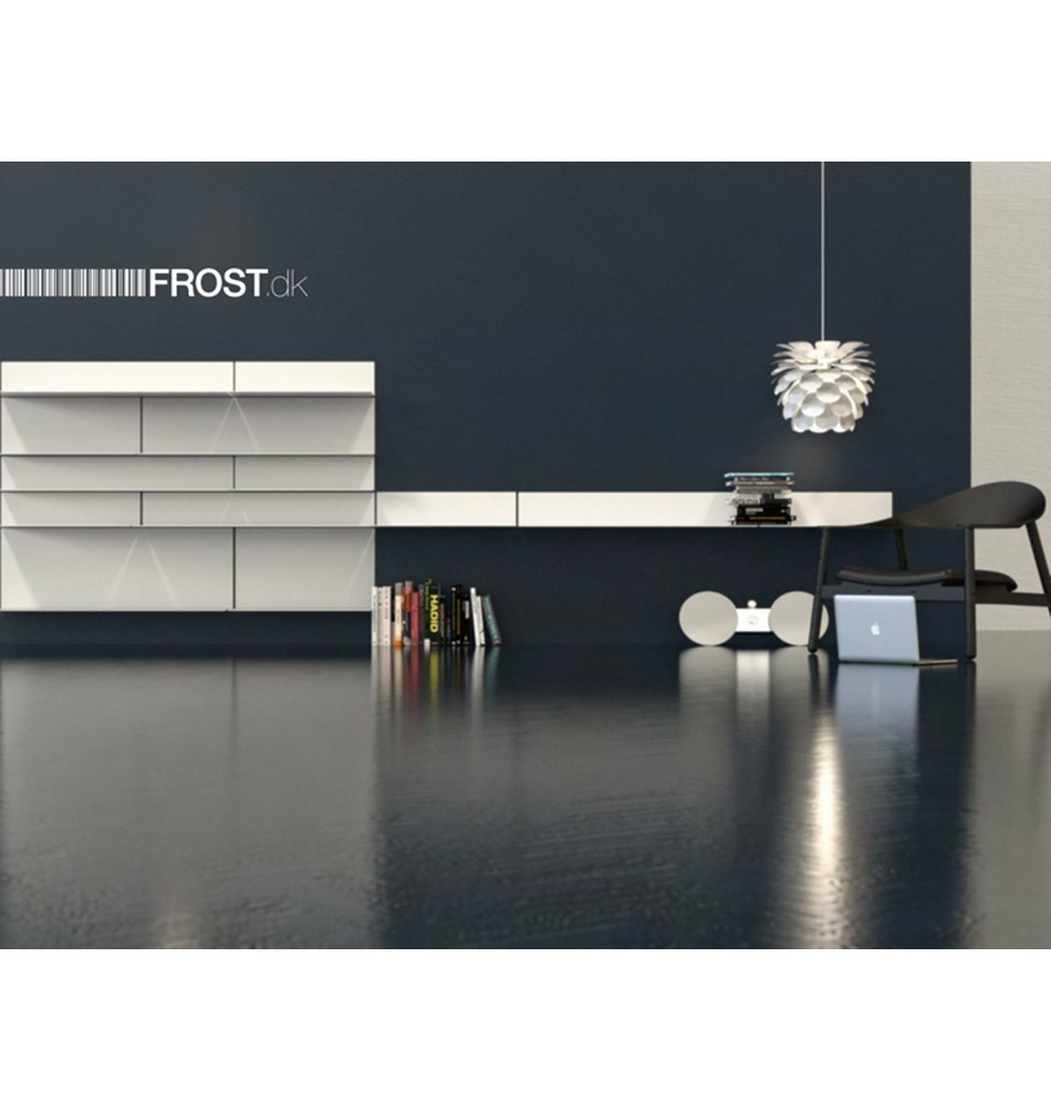 FROST Полка 4025 25x15x60cm » белая Алюминий Белый U4025-W  - Вид №2