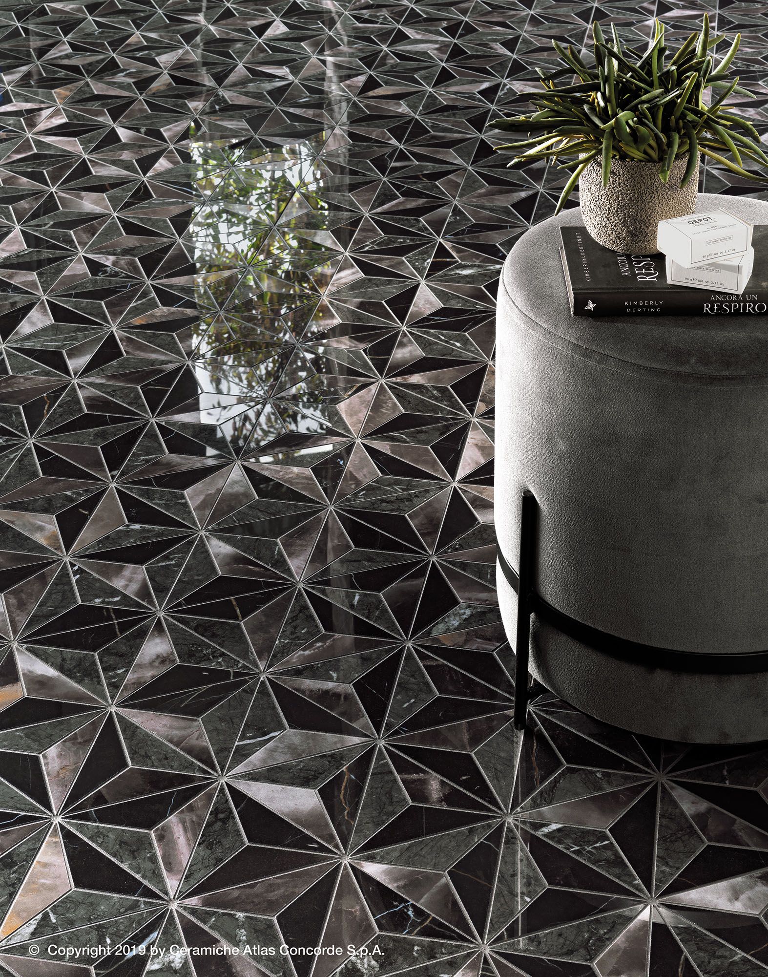 Пол из керамогранита с мраморным эффектом Atlas Concorde Marvel Dream ARCH-00135482 - Вид №20