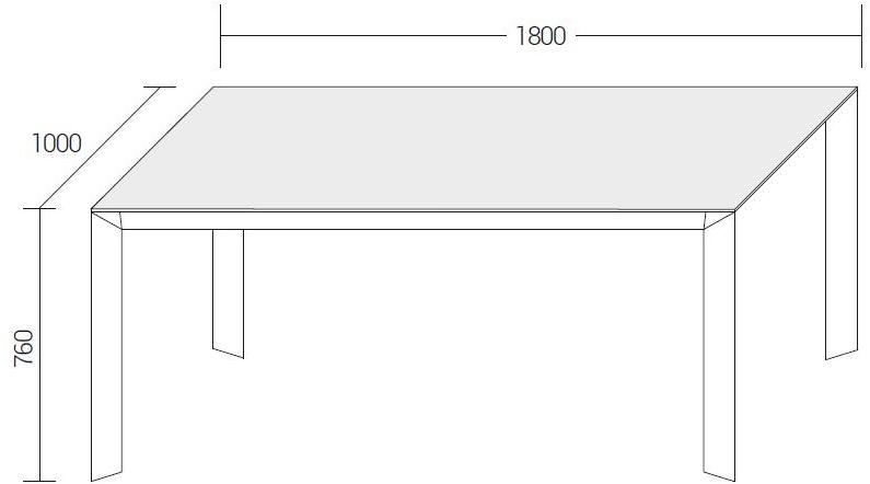 Dall'Agnese Раздвижной стол из лакированного стекла sun-id-1471789 - Вид №5