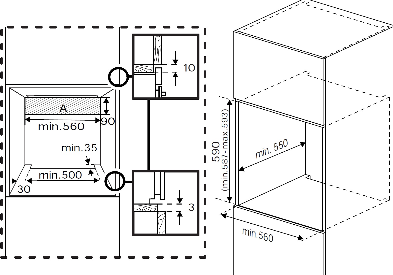 9987781 Электрический духовой шкаф Indesit IFE 4841 J BL черный STDN-0081369 - Вид №12