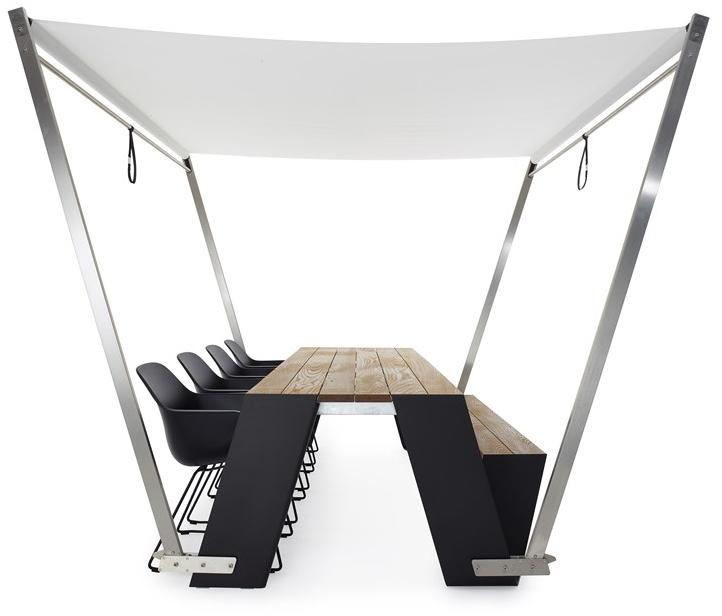 Extremis Стол для совещаний / стол для общественных мест в iroko Hopper sun-id-1493294 - Вид №5