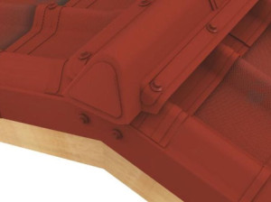 Боковой закрывающий элемент конька