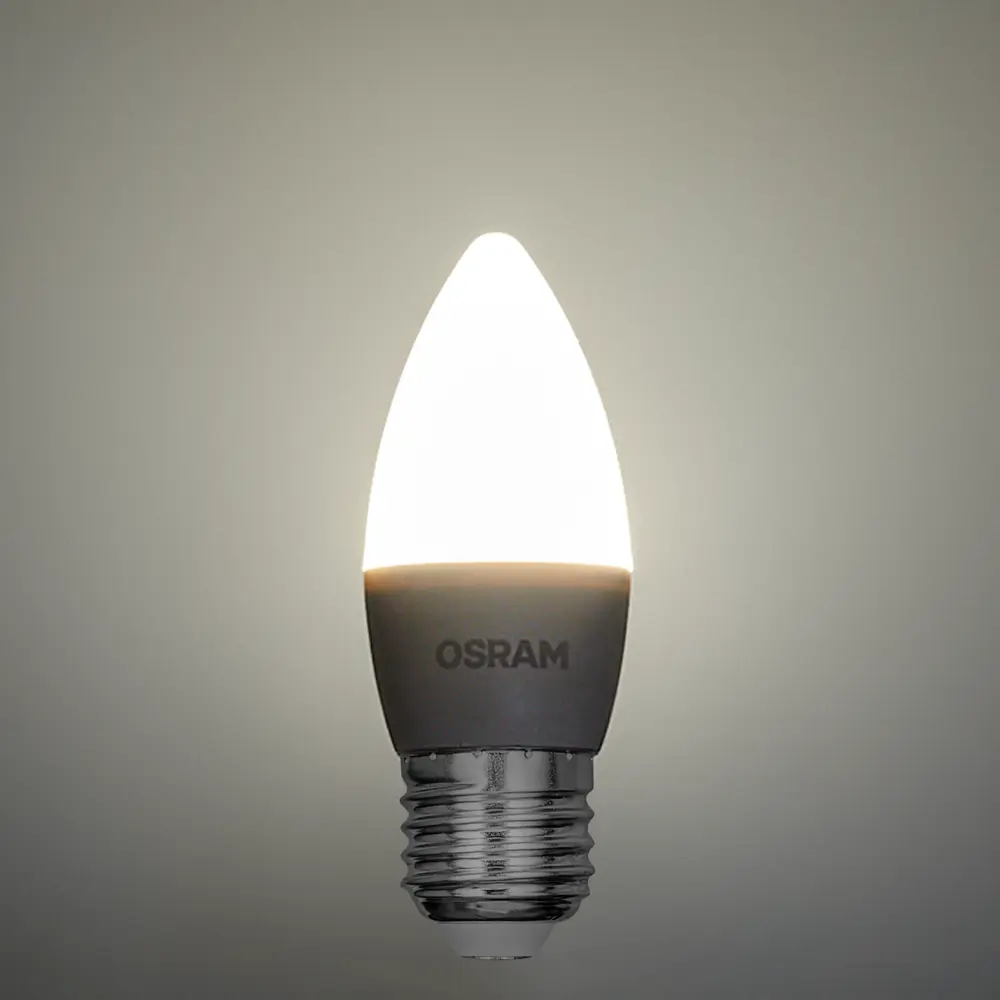 Светодиодная лампа OSRAM свеча 7Вт с теплым белым светом 85099652 STLM-0934411 - Вид №2