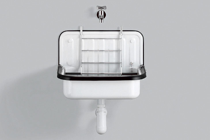 1200000000 Подвесная раковина настенная прямоугольная ALAPE  белая  - Вид №2