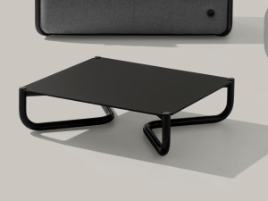 Прямоугольный стальной журнальный столик