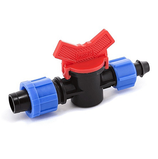 2874 Кран стартовый для капельной ленты 16мм с зажимом LAB.Space 