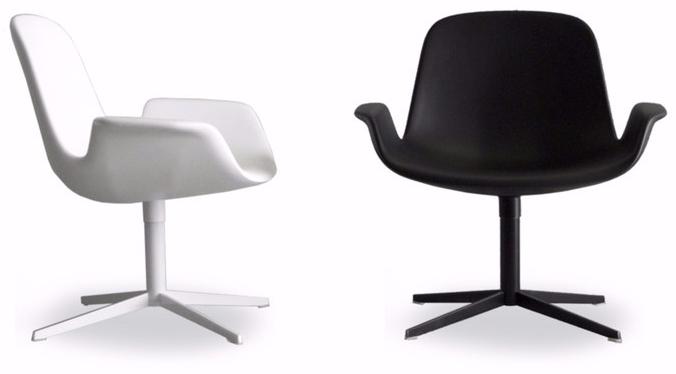 Tonon Мягкое поворотное кресло с 4 спицами Step 904 - Вид №2