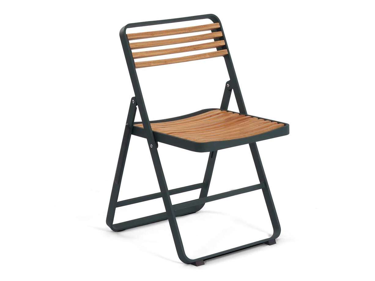 Складной стул из алюминия и бамбука с открытой спинкой Mindo Mindo 121 ARCH-00150806 - Вид №25